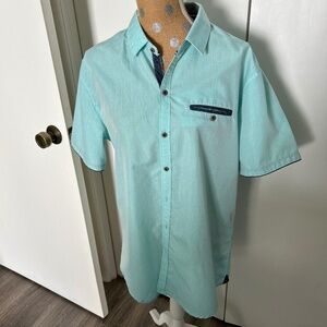 Craft and flow  short sleeve button up size XL